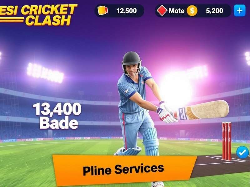 Desi Cricket Clash Game Screenshot